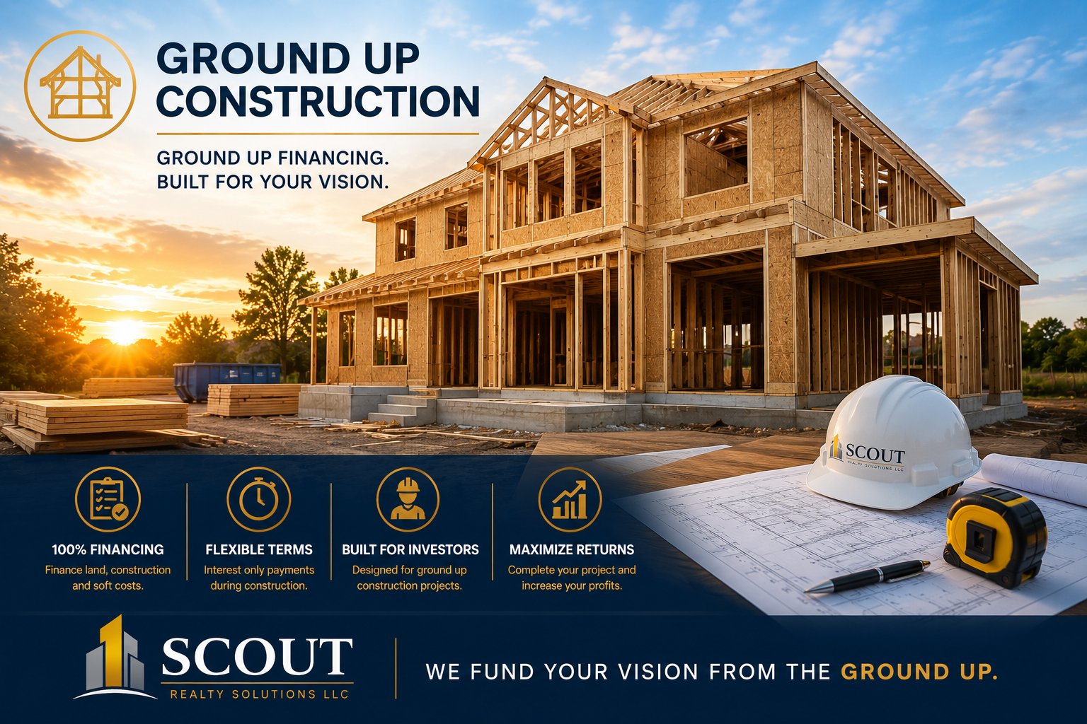 Ground-up construction loans